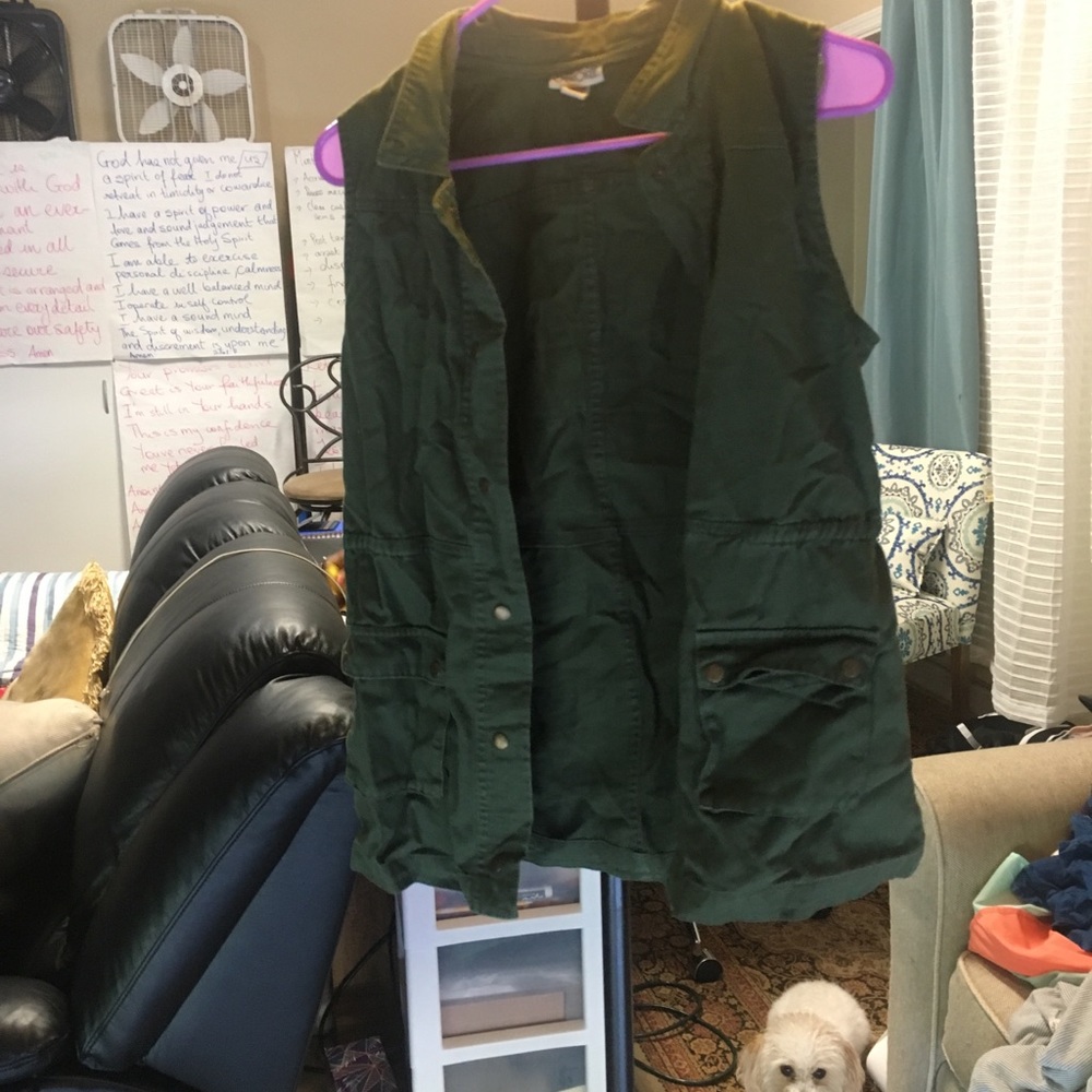 Army Green vest